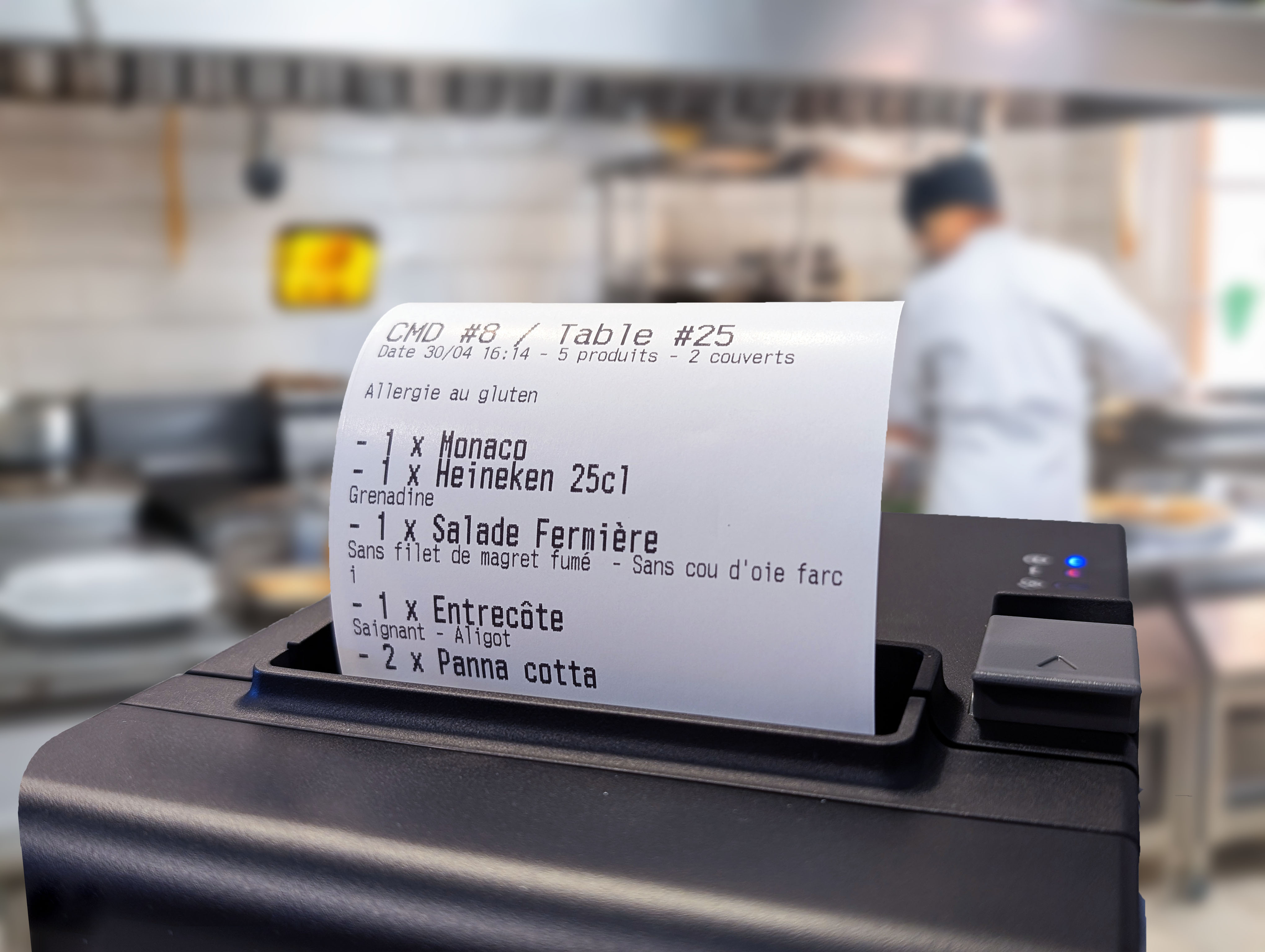 Menu numérique