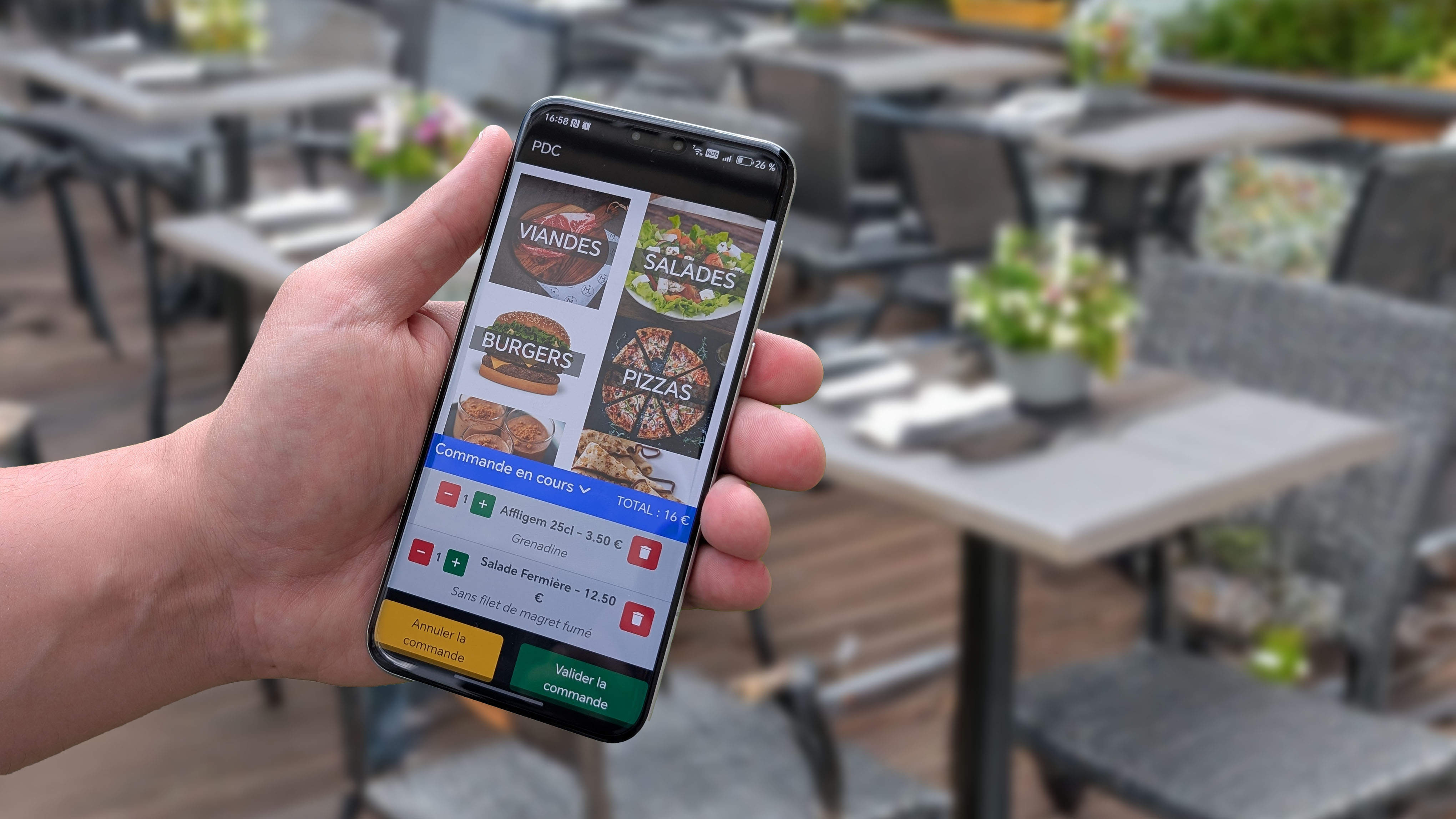 Serveur tablette